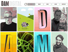 Tablet Screenshot of damdigital.com